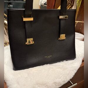 Ted Baker Black Leather Detail